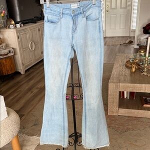 Articles Of Society Light Blue Flare Jeans